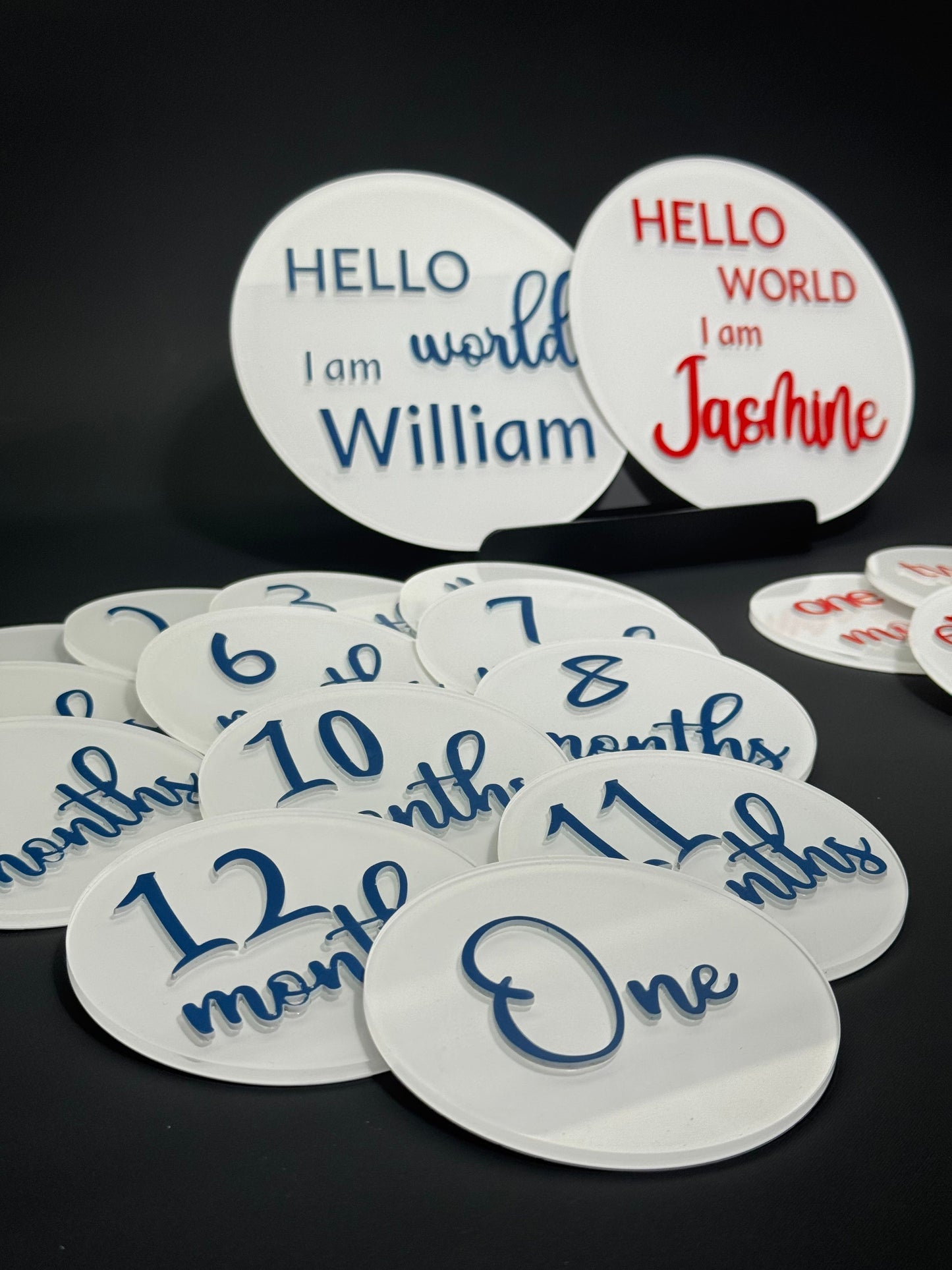 Baby milestone cards
