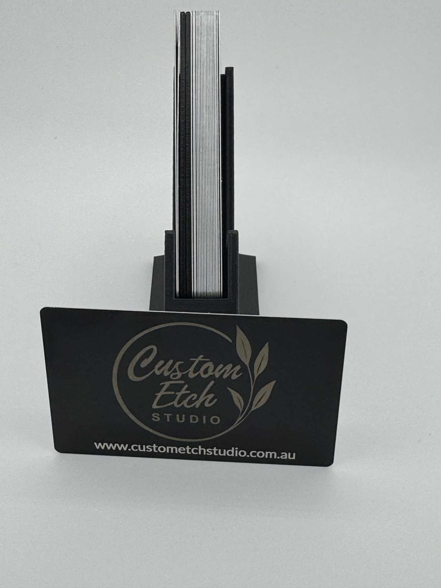 3D Printed Business Card Holder – Modern & Customisable