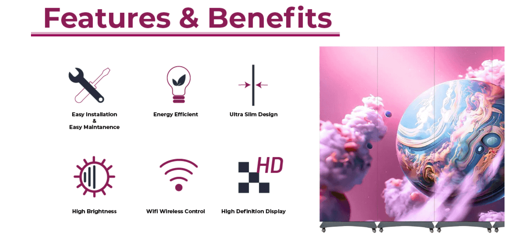 LED Digital Poster Screens