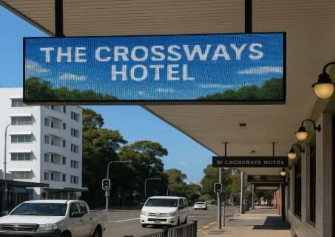 Commercial LED Under Awning Screen