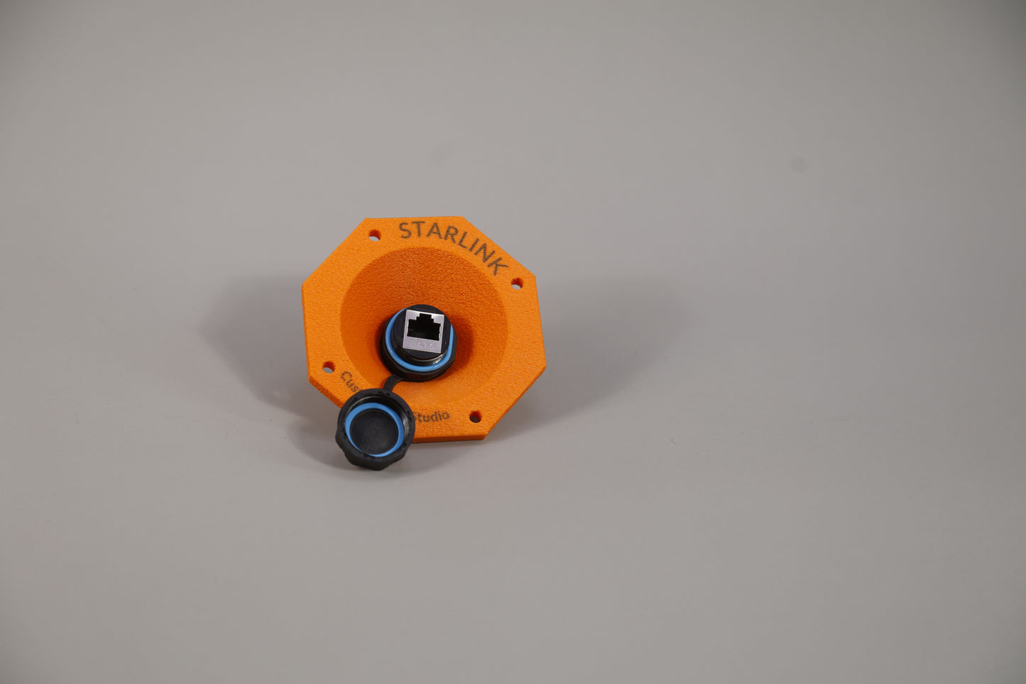 Cat 6 External Waterproof Plug – One-Piece UV-Rated Housing