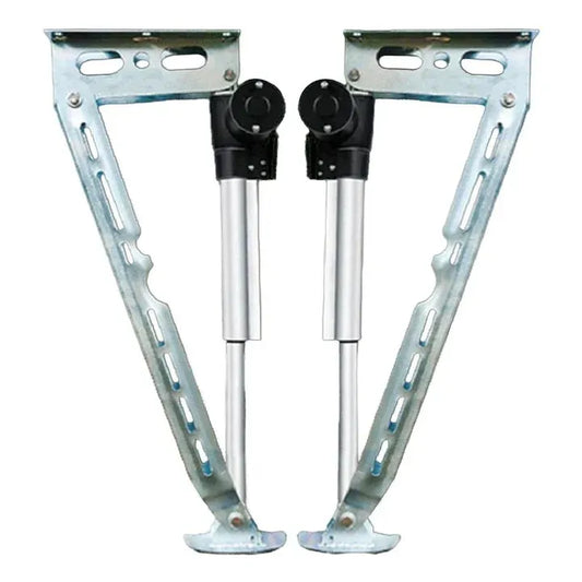 Electric 4 x Drop Down Stabilizer leg Corner Steadies 670mm Zinc