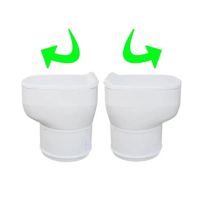 LooSeal Elite Auto Sealing Waterless Toilet White