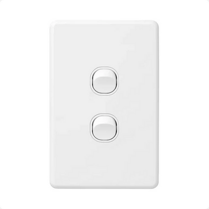 Custom Etch - Large Gang Vertical Light Switch