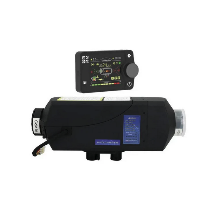 AU Focus Caravan Bluetooth Diesel Heater 12V 2KW Includes Tank