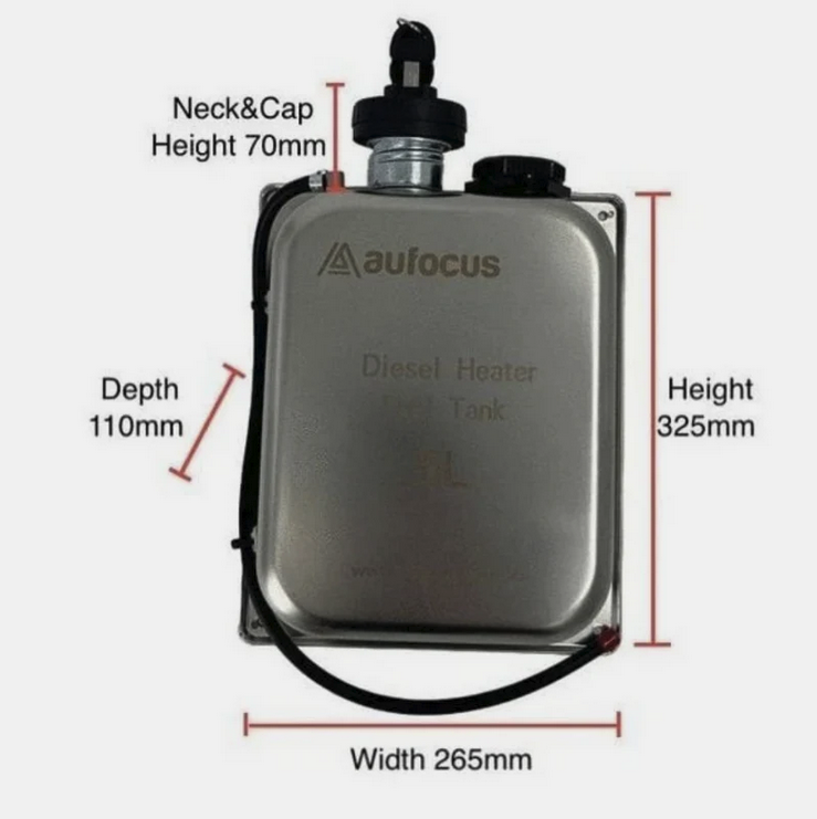 AU Focus Caravan Bluetooth Diesel Heater 12V 2KW Includes Tank