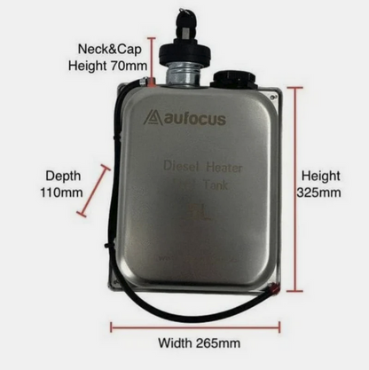 AU Focus Caravan Bluetooth Diesel Heater 12V 2KW Includes Tank