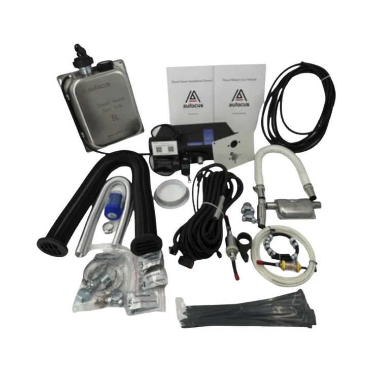 AU Focus Caravan Bluetooth Diesel Heater 12V 2KW Includes Tank