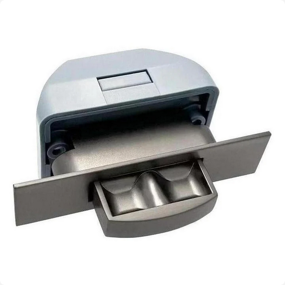 Custom Etch Push Lock Cabinet Handle