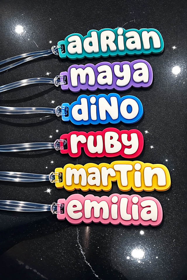 Personalised Name Bag Tags