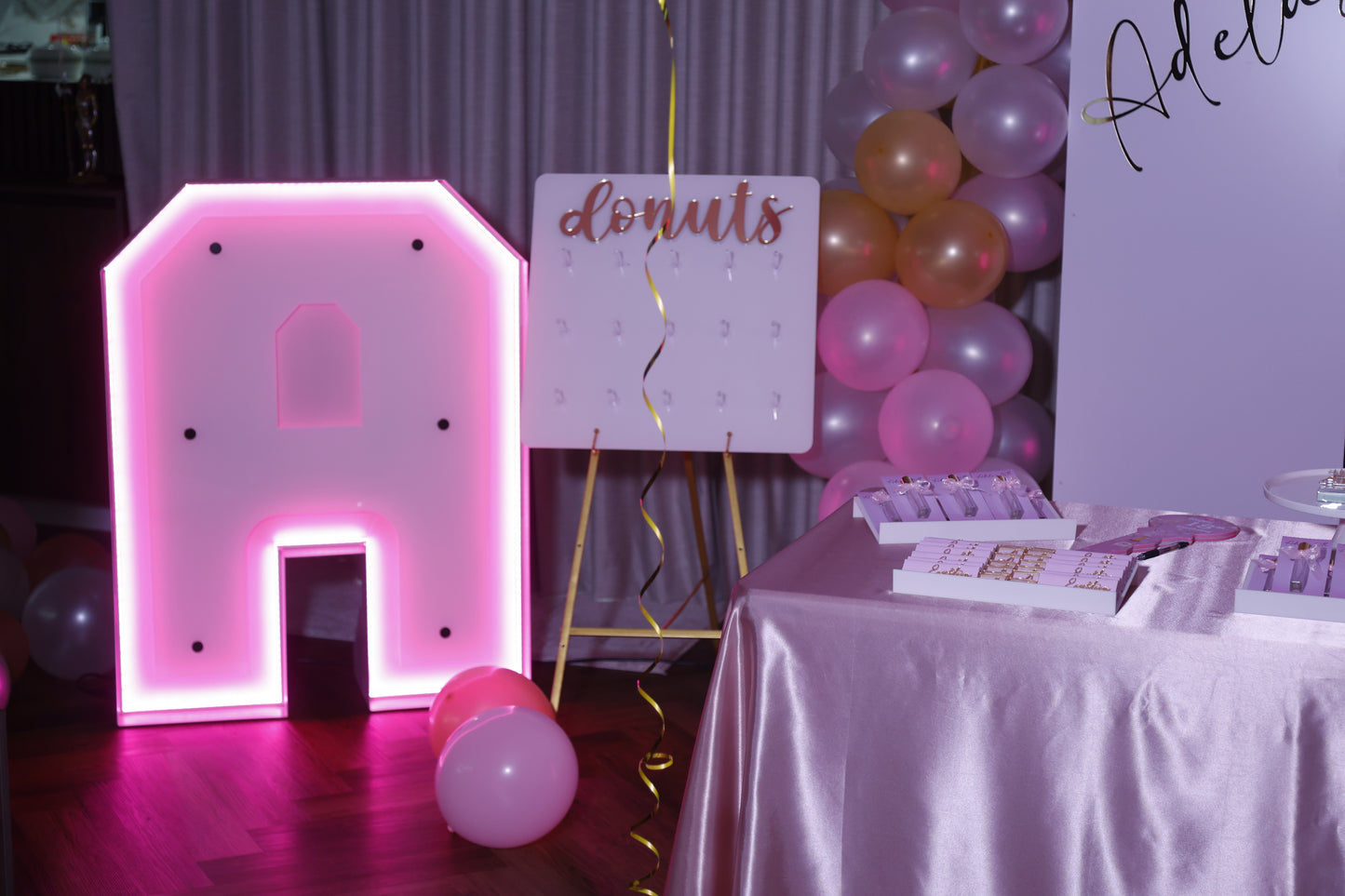 Large Letters and Numbers with RGBW LED Lights 120cm High