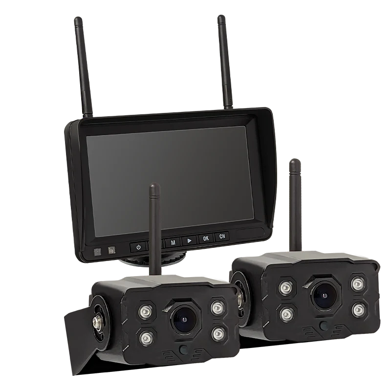 Single or Dual Wireless Camera & Monitor Kit