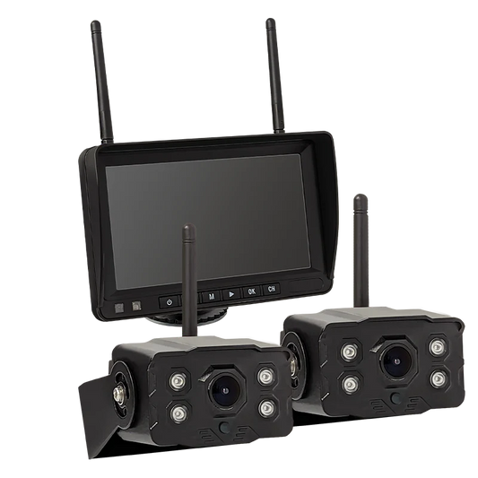Single or Dual Wireless Camera & Monitor Kit