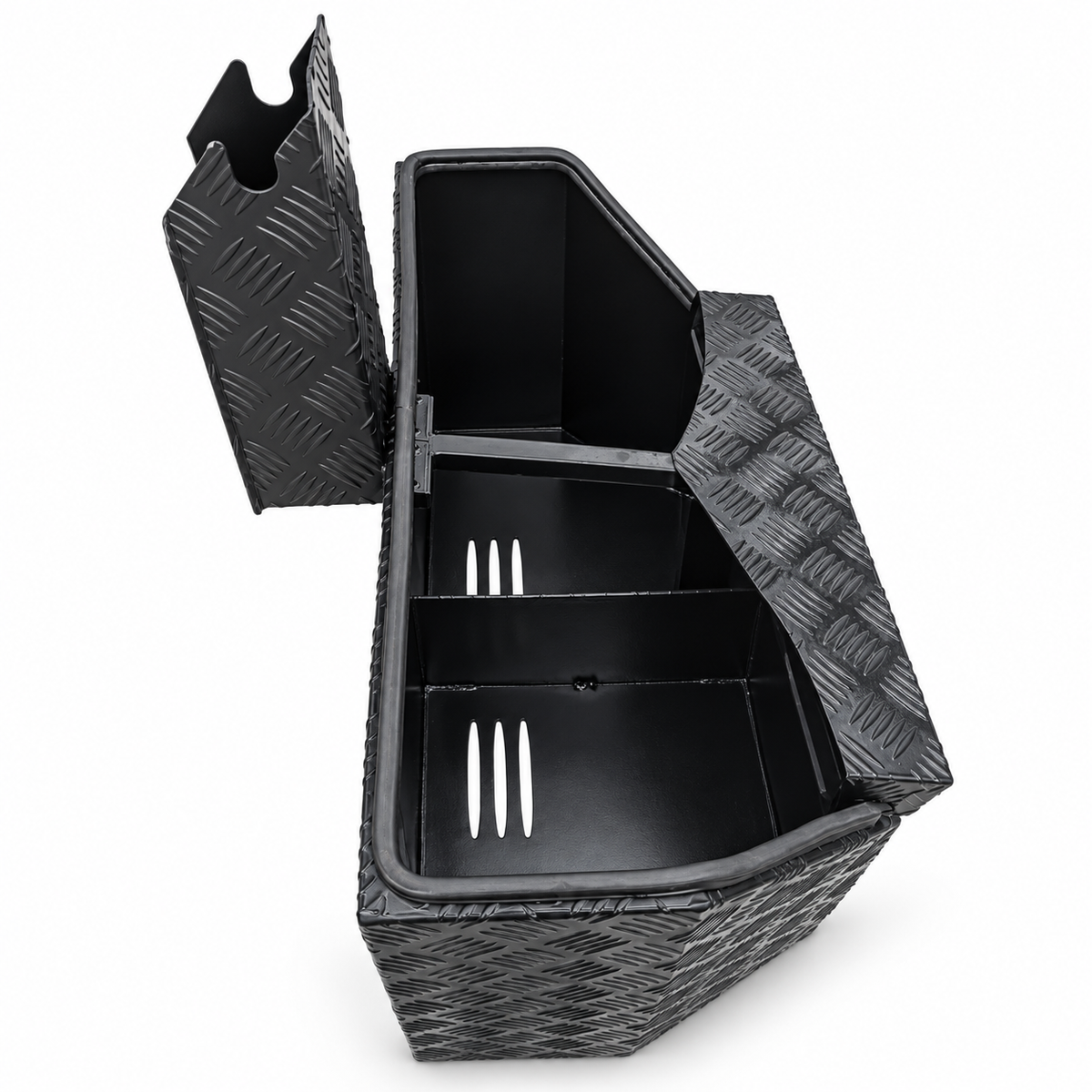 9kg Gas Bottle Holder Protection Box – Black Checkerplate