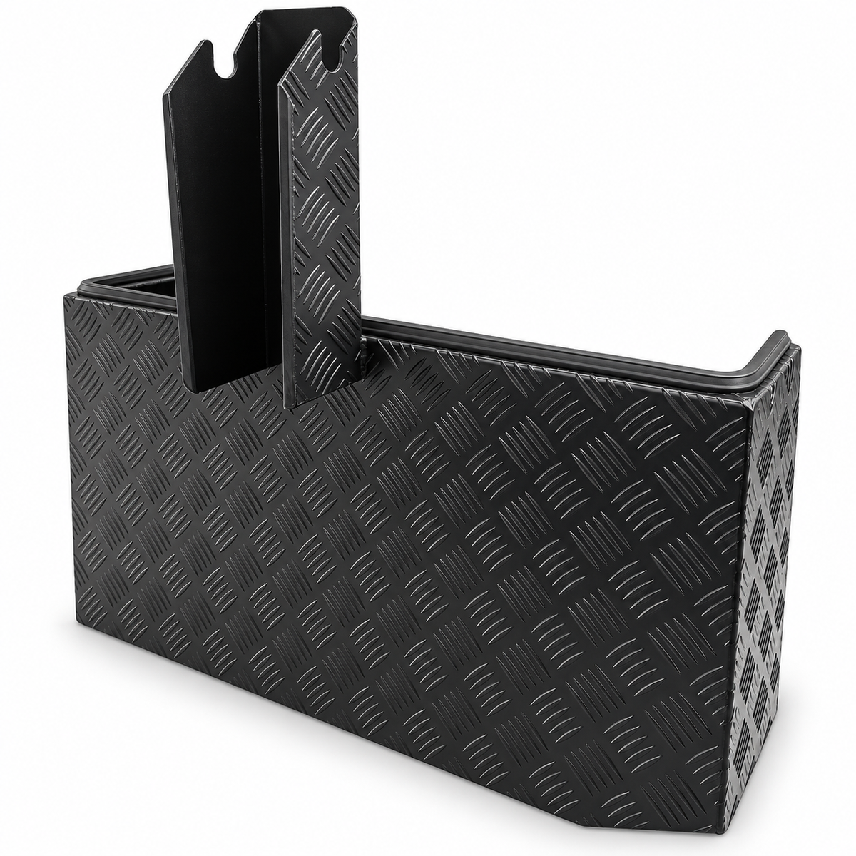 9kg Gas Bottle Holder Protection Box – Black Checkerplate