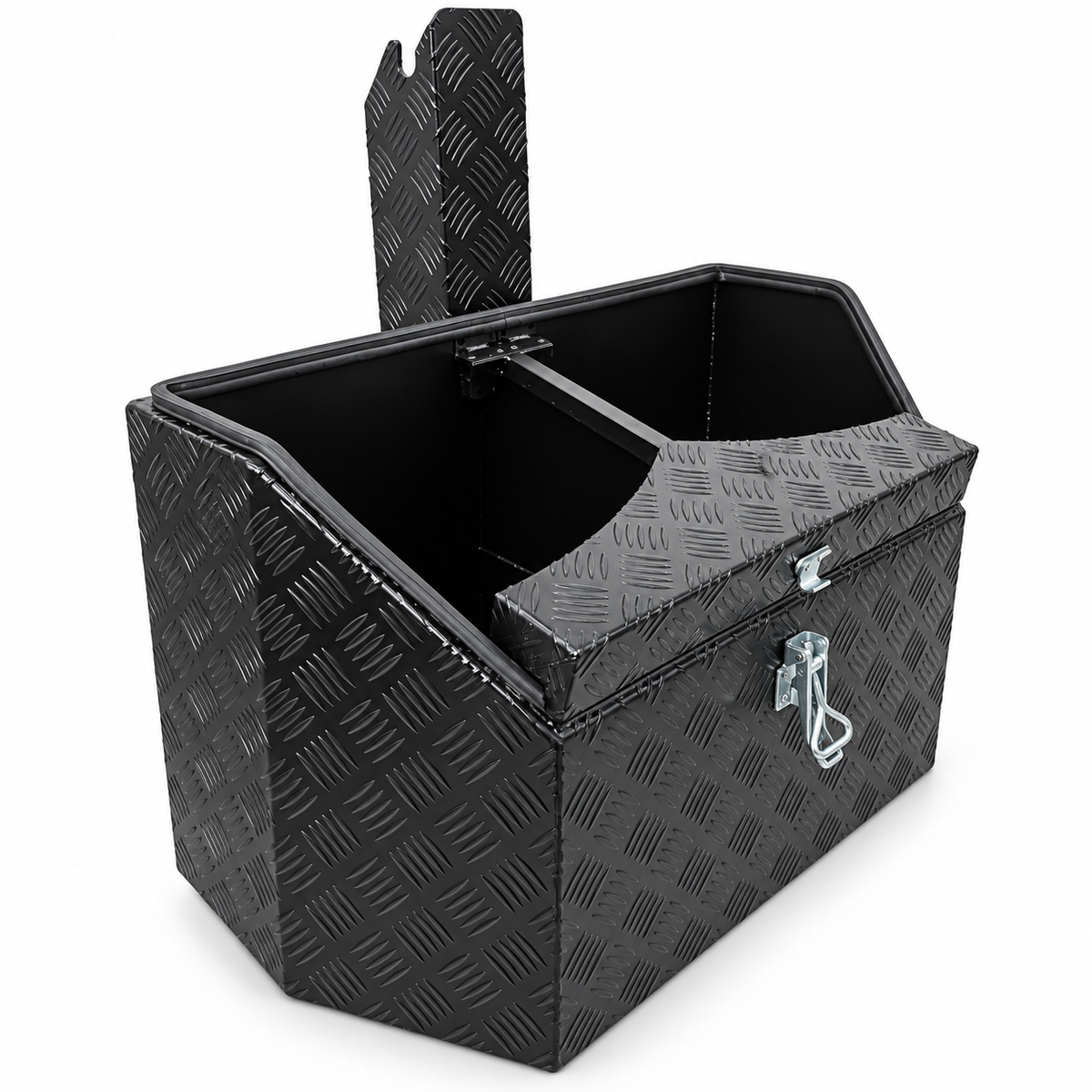9kg Gas Bottle Holder Protection Box – Black Checkerplate