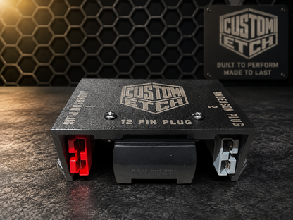 Custom Etch Trailer Electrical Combi Housing