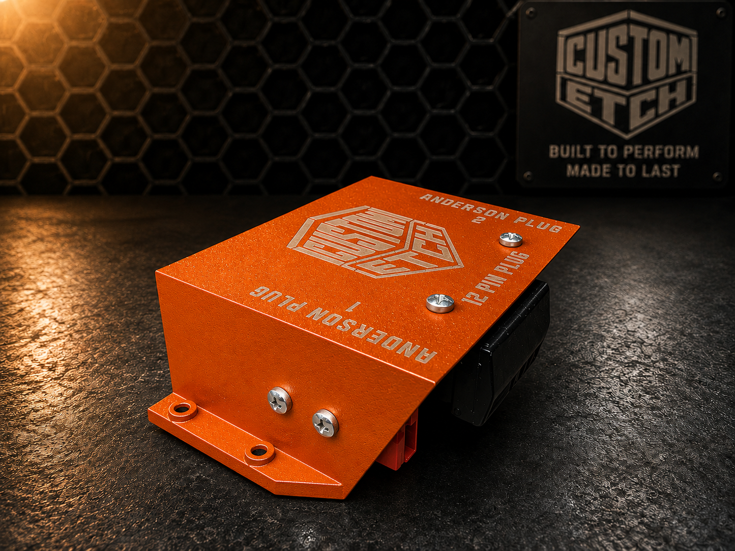 Custom Etch Trailer Electrical Combi Housing
