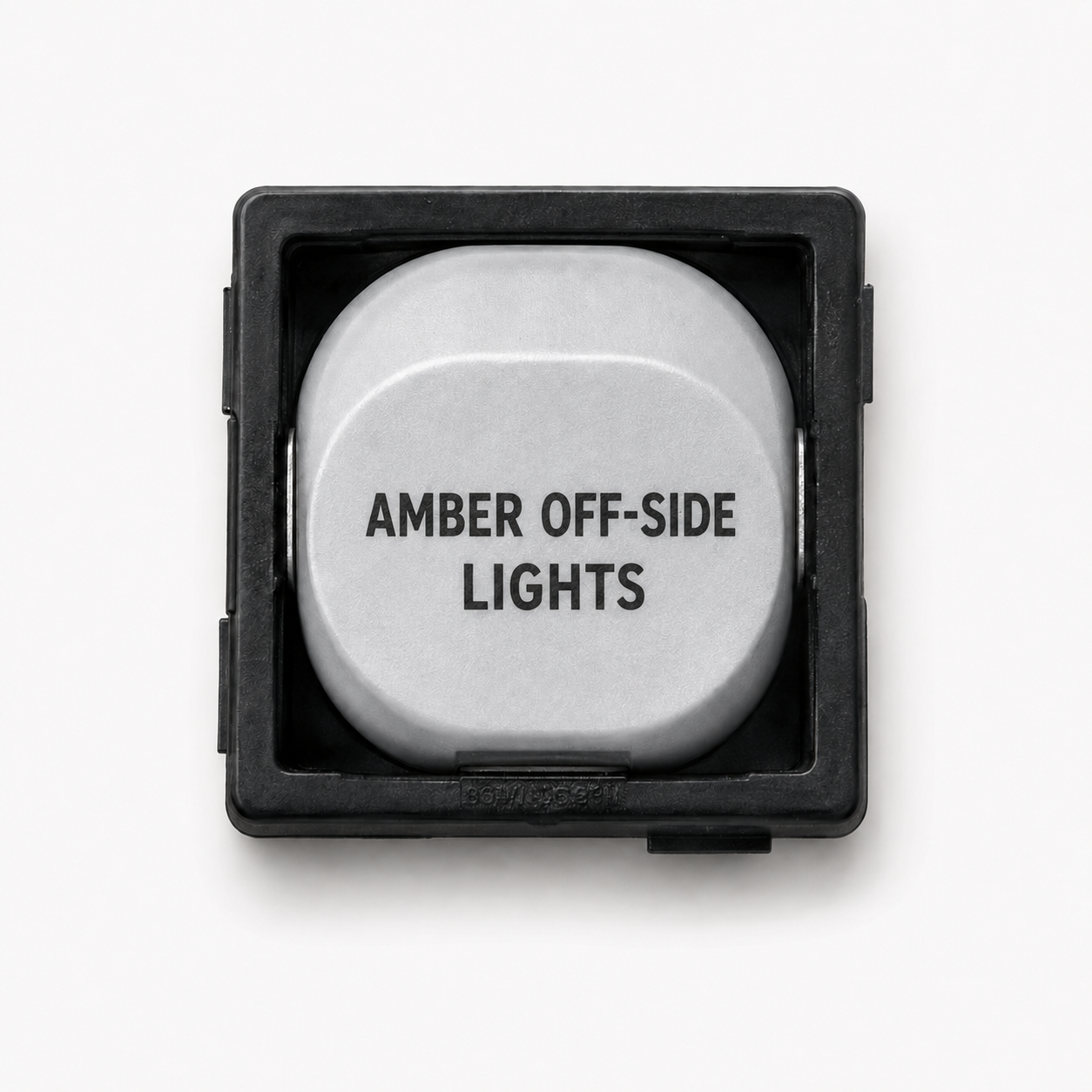 10A Single Pole Switch Mechanism – White with Custom Engraving