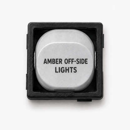 10A Single Pole Switch Mechanism – White with Custom Engraving