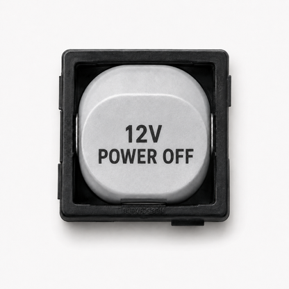 10A Single Pole Switch Mechanism – White with Custom Engraving