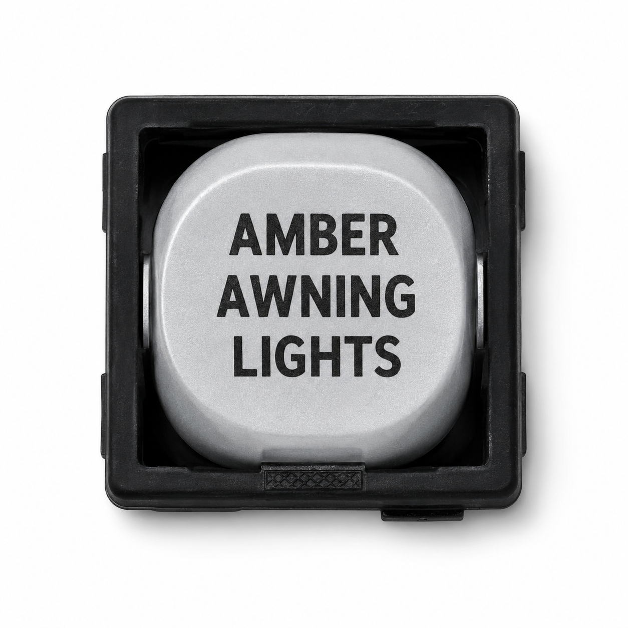 10A Single Pole Switch Mechanism – White with Custom Engraving
