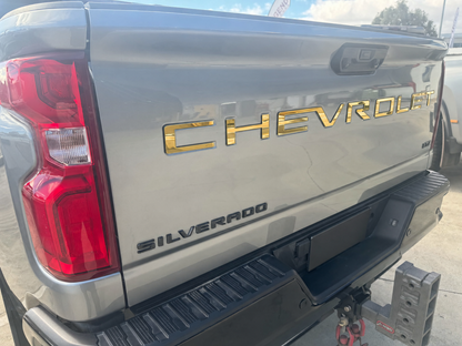 CHEVROLET Silverado Tailgate Letter Inserts