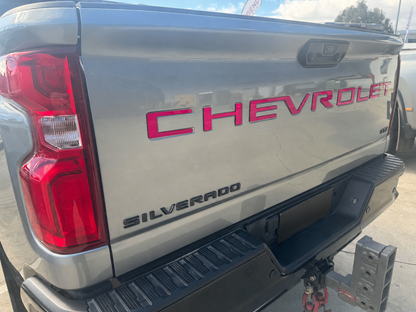 CHEVROLET Silverado Tailgate Letter Inserts