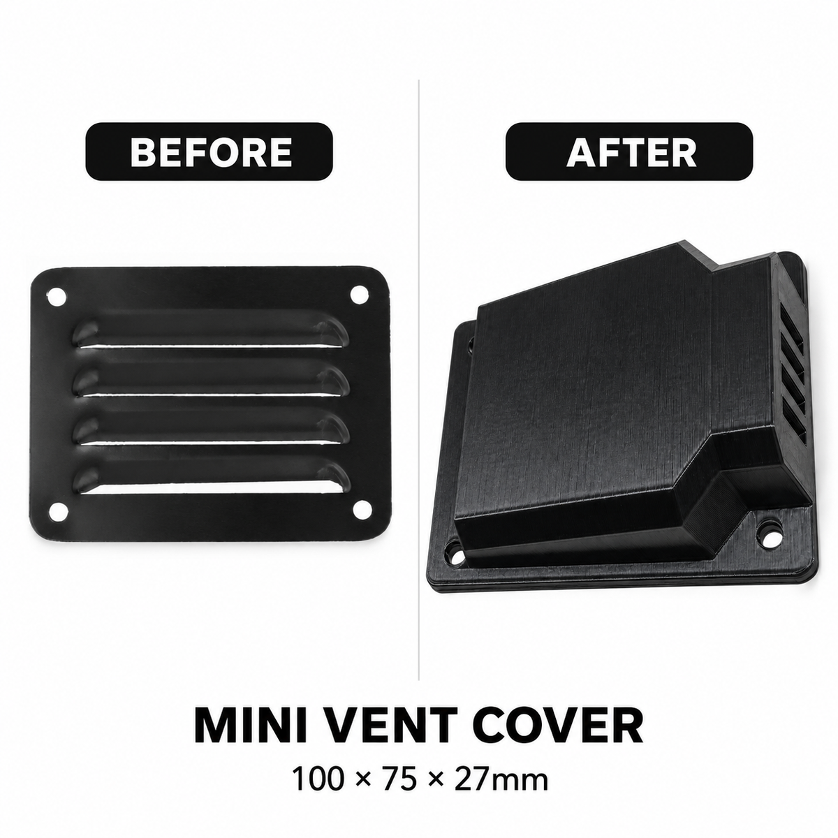 Mini Caravan Vent Cover – 100 × 75mm