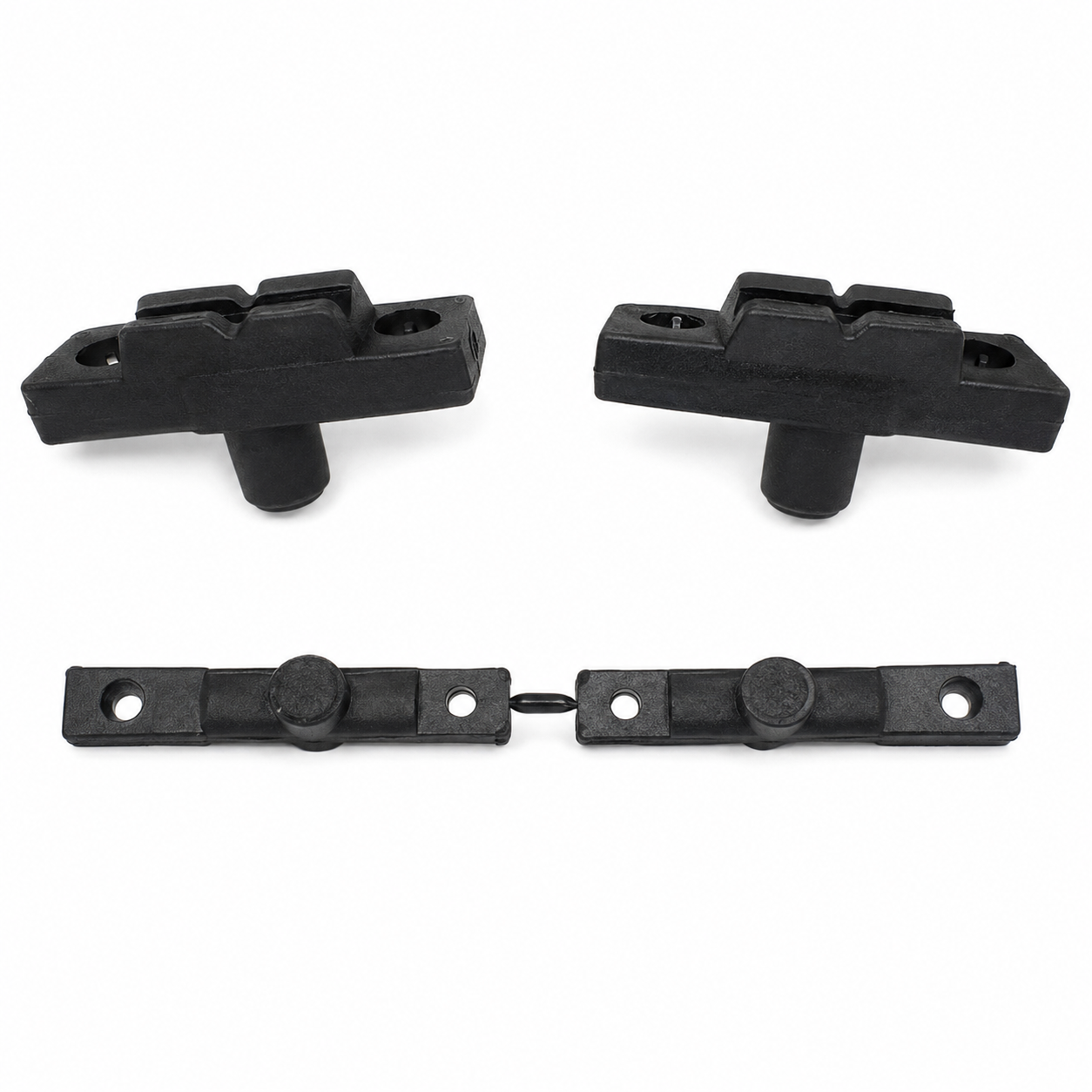 Caravan Shower Door Pivot – Black Plastic | OLP21