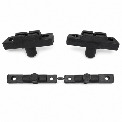 Caravan Shower Door Pivot – Black Plastic | OLP21
