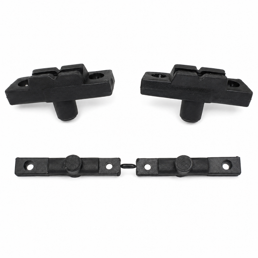 Caravan Shower Door Pivot – Black Plastic | OLP21
