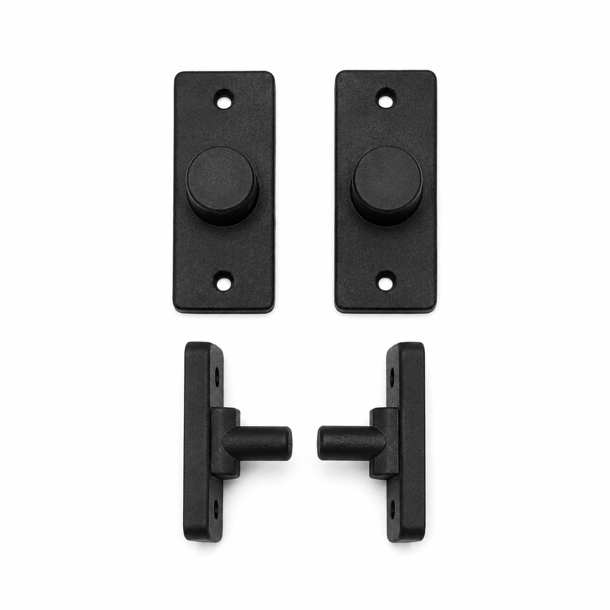 Caravan Shower Door Pivot – Black Plastic | OLP21