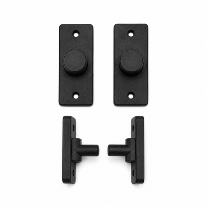 Caravan Shower Door Pivot – Black Plastic | OLP21