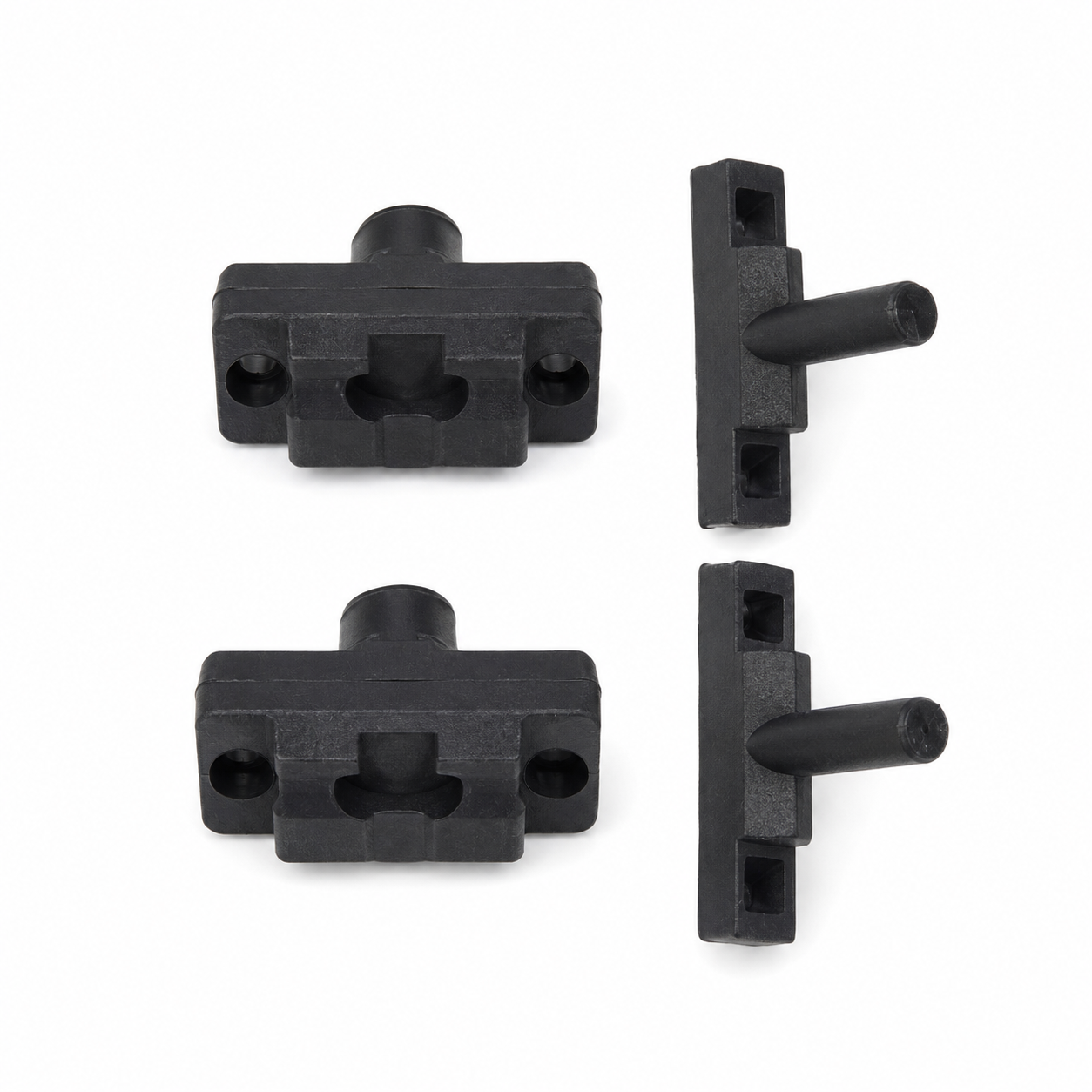 Caravan Shower Door Pivot – Black Plastic | OLP21