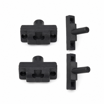 Caravan Shower Door Pivot – Black Plastic | OLP21
