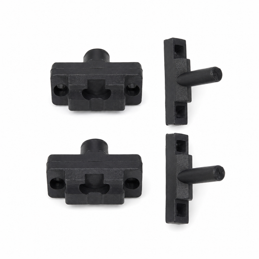 Caravan Shower Door Pivot – Black Plastic | OLP21