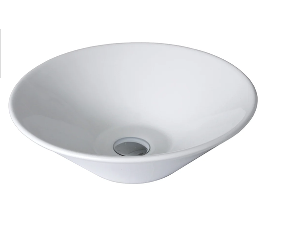 White Round Basin