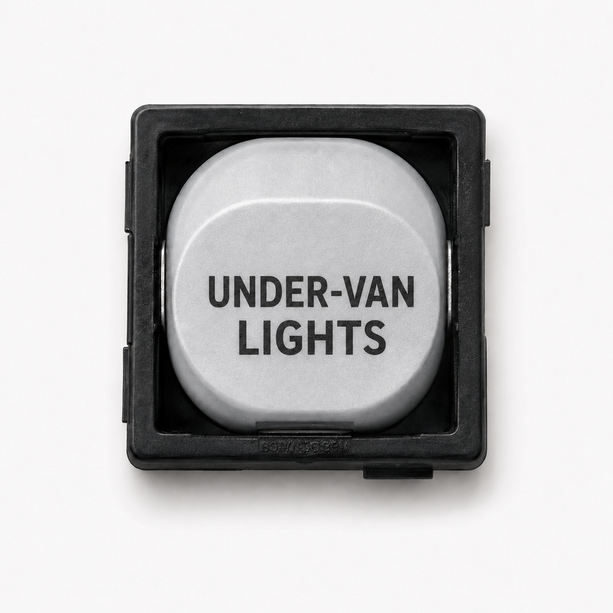 10A Single Pole Switch Mechanism – White with Custom Engraving