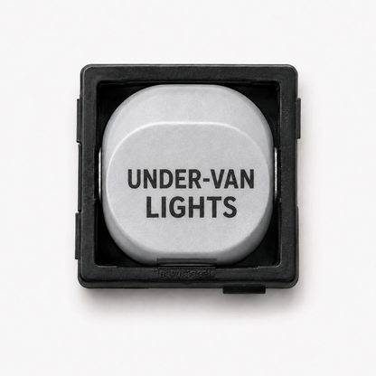 10A Single Pole Switch Mechanism – White with Custom Engraving