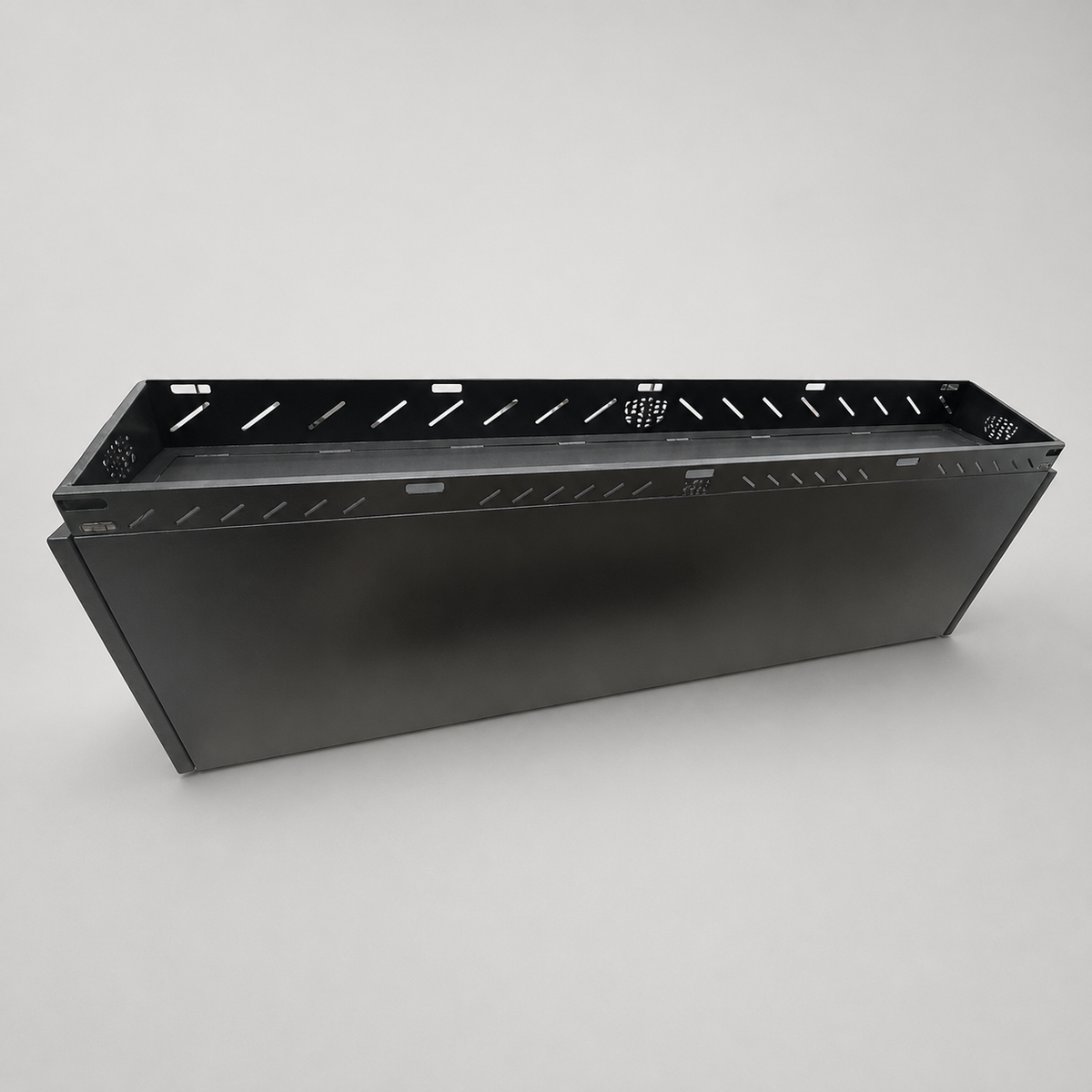 Custom Etch Aluminium Toolbox – 2300 x 640 x 300mm with Storage Rails