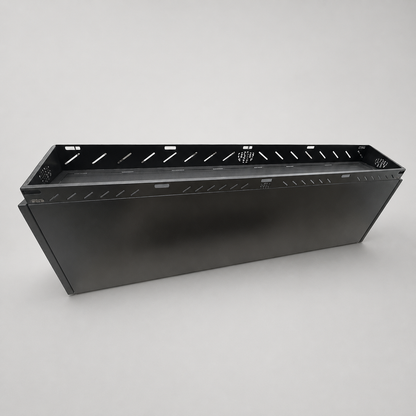 Custom Etch Aluminium Toolbox – 2300 x 640 x 300mm with Storage Rails