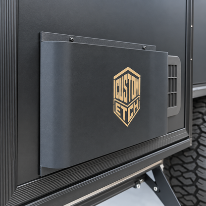 Caravan Main Door Vent Cover – Air & Dust Deflector