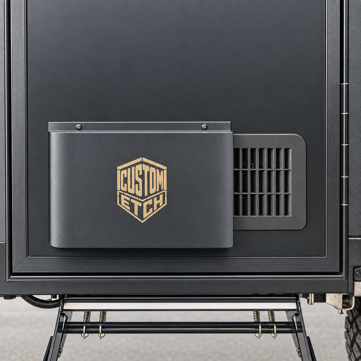 Caravan Main Door Vent Cover – Air & Dust Deflector