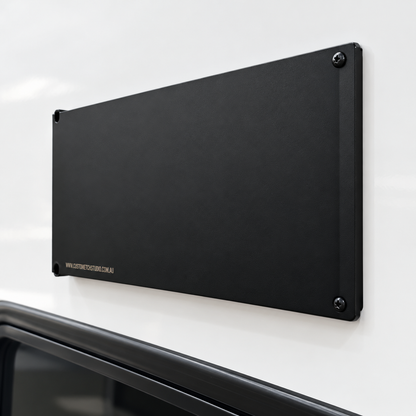 Caravan Gas Vent Cover &amp; Dust Protector – Black